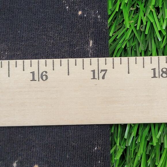 Harley-Quinn Joker Bleached Shirt Womens Small 17x27 Black Crazy - Picture 11 of 11